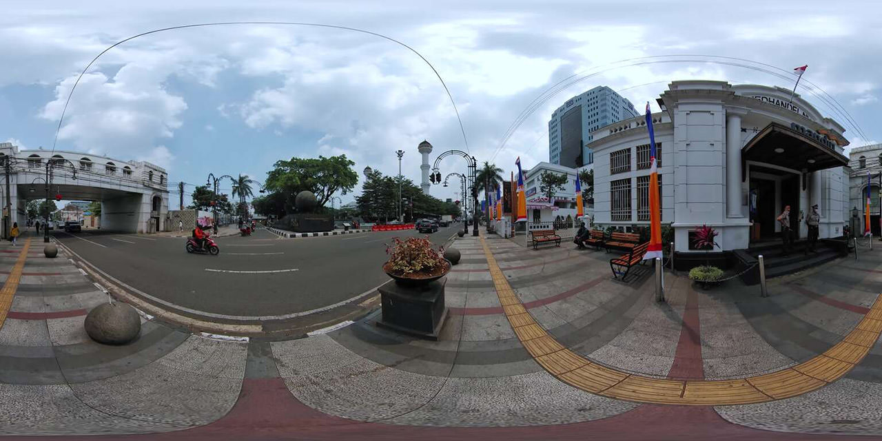 Jalan Asia Afrika / titik nol kilometer Bandung